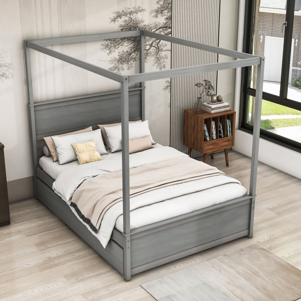 Red Barrel Studio® Annachiara Canopy Storage Bed Wayfair